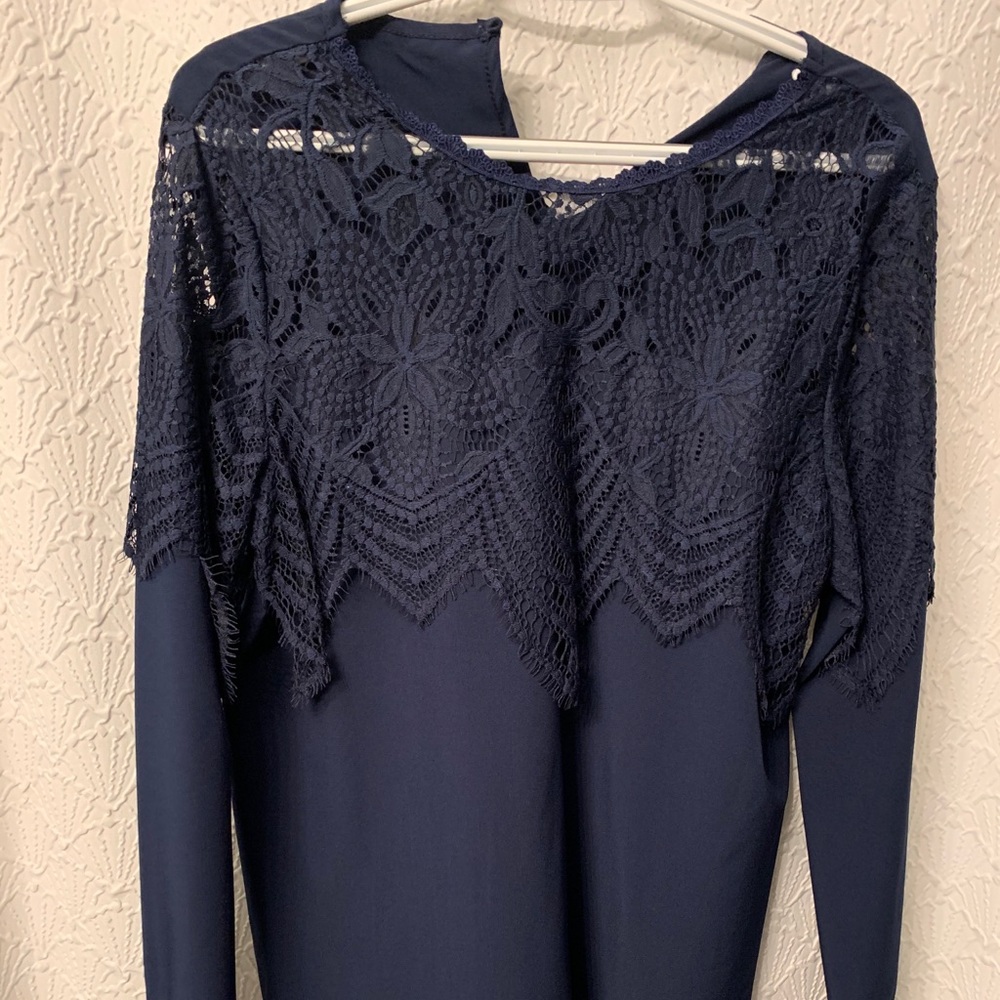 Women’s boutique sheer blouse